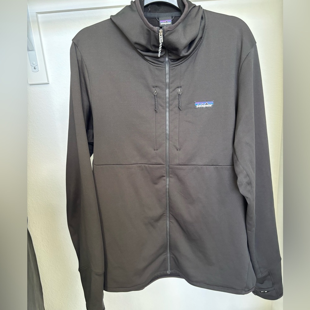 Patagonia Charcoal Gray Thermal Full-Zip Jacket